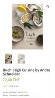 Buch High Cuisine in Englisch