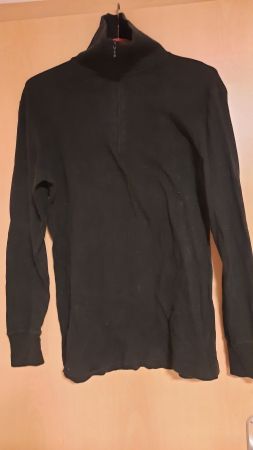 Rollkragenpulover,Militärgnägi,schwarz  Gr. ca. M