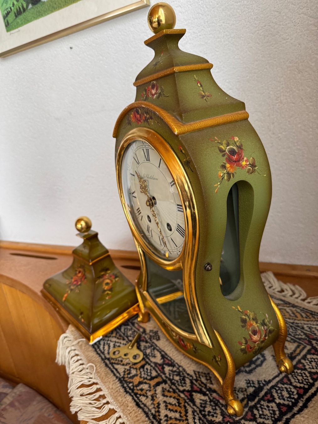 Stand- & Wanduhren: Pendule „ Le Chatelaine „ Halbstundenschlag / 2015 revidiert – Gebraucht aus siebnen von minte 4