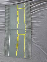 Lego 2x Boxenstopp Strassenplatten