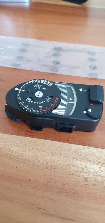 Leica Appareil photo: Leica Meter MR-4 original rar Schwarz Painting neu mit OVP – Neuf avec emballage d'origine à Zürich par Leica.C89 4