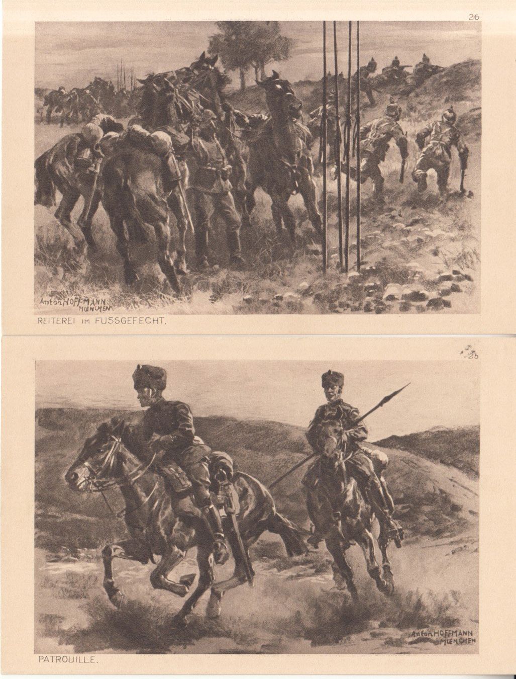 Cartoline postali: Der Krieg 1914 / 1915, 4 Karten – Usato da Bürglen TG venduto da StampGraf 3