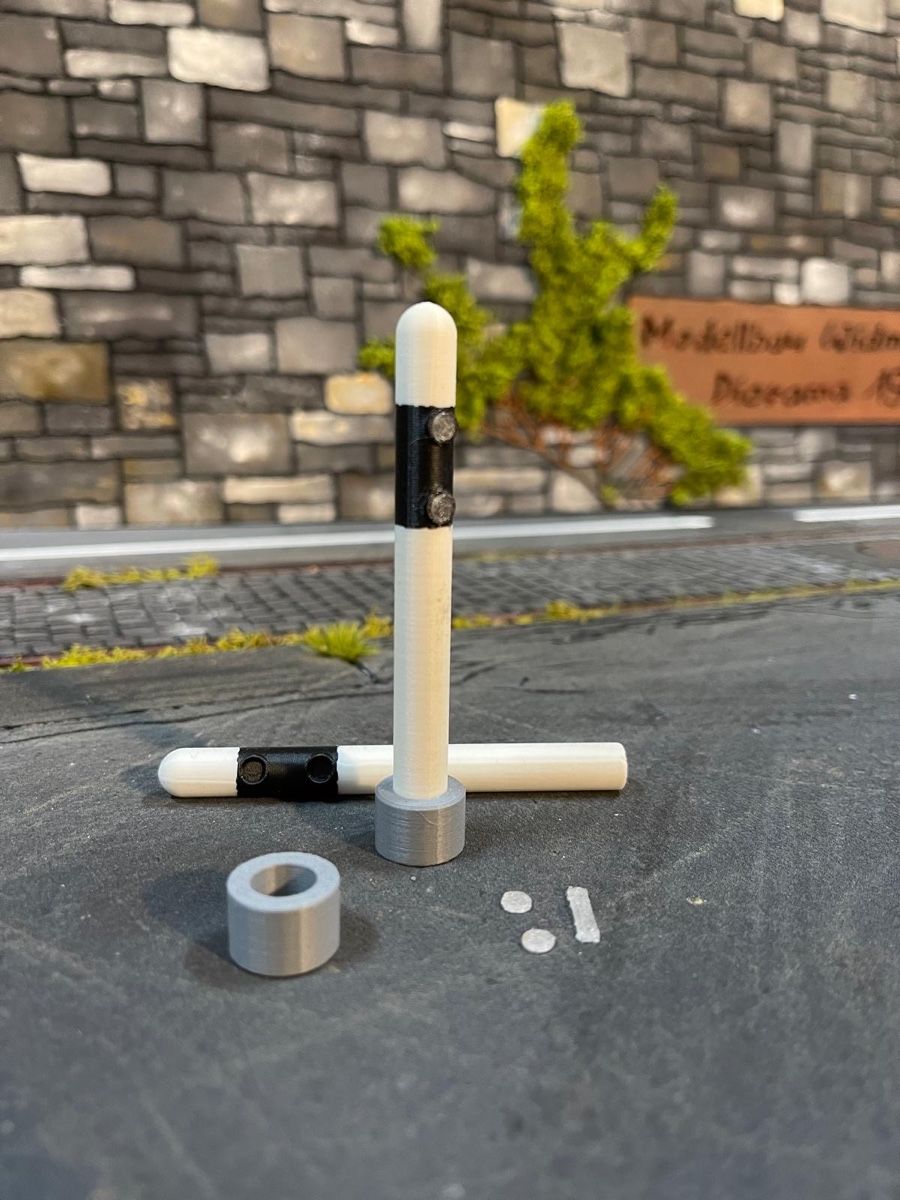 Modellismo RC: Strassen Pfosten 1:14 – Nuovo e nell'imballaggio originale da Altdorf UR venduto da modellbau-widmer 7