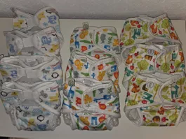 ImseVimse Stoffwindeln Set 10 Stück gebraucht