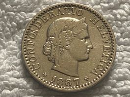 20 centimes/rappen 1887