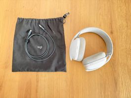 Logitech Zone Vibe 100 Bluetooth Headset Offwhite + Tasche