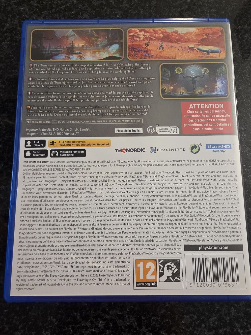 Jeux: Trine 5 PS5 – D'occasion à Chavornay par Crash37 1