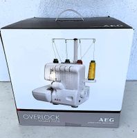 Ungebrauchte AEG Overlock-Nähmaschine AEG 760A in weiss