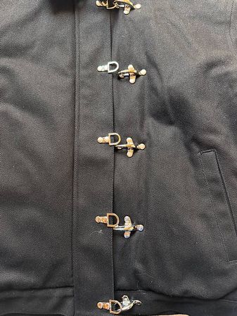 Canvas Jacket with Clasps 
