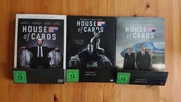HOUSE OF CARDS Staffel 1 bis 3 auf DVD