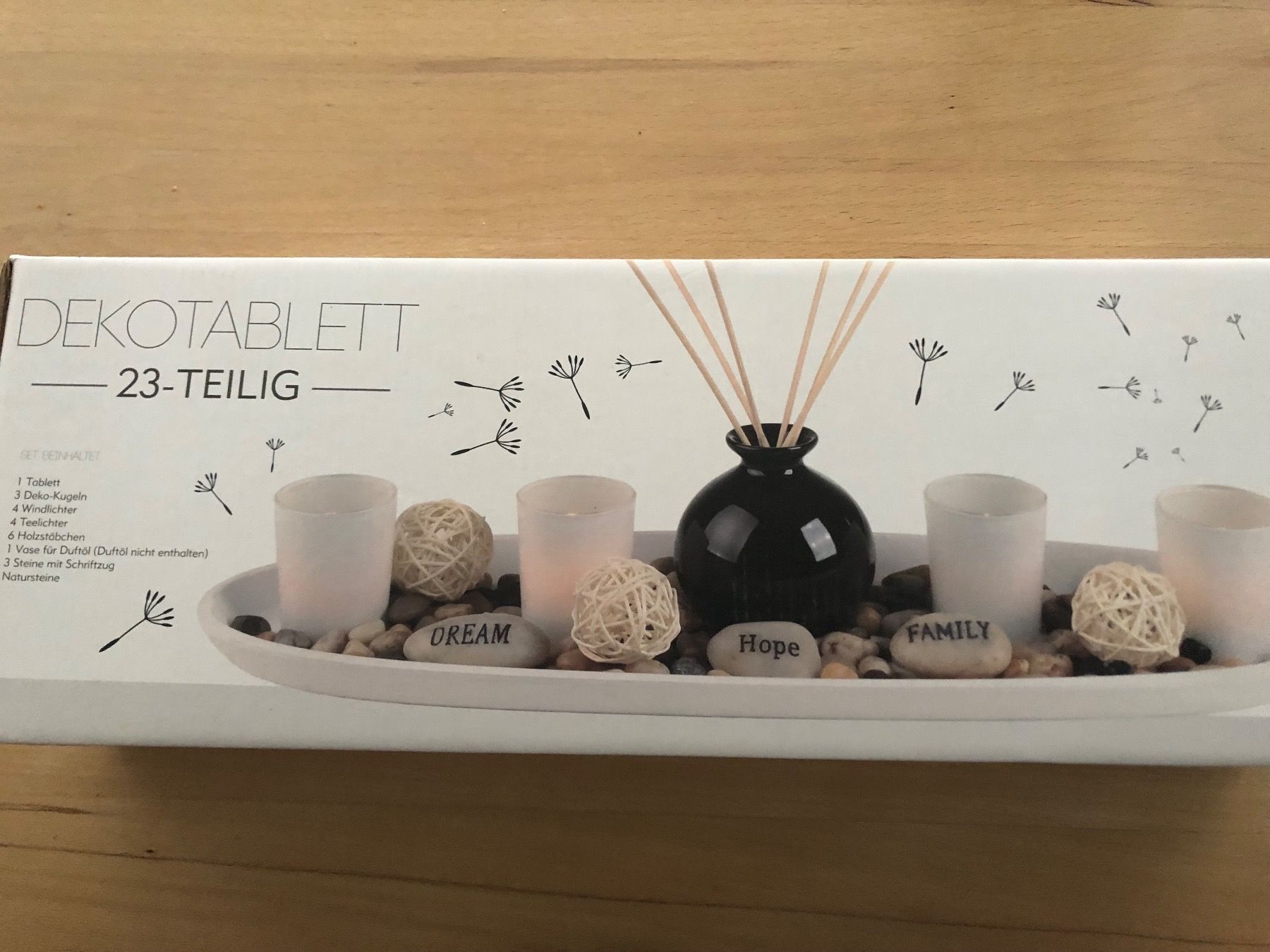Tutte le decorazioni: Dekotablett - 23teilig – Nuovo e nell'imballaggio originale da Oberuzwil venduto da jabano