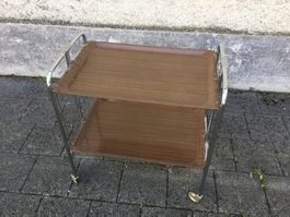 Servierwagen, Teewagen, Barwagen, Rollwagen, 70er Jahre
