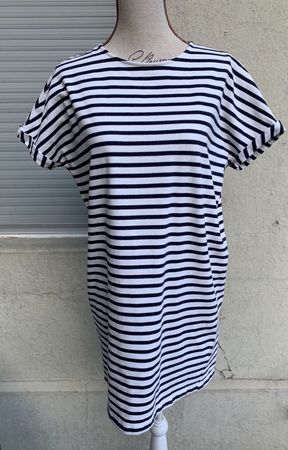 Superbe robe t-shirt ENVII style marinière 100%coton t.XS