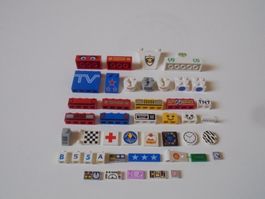 LEGO - DIVERSE - BEDRUCKTE - STEINE