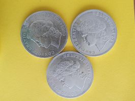 3 x 5 Franken :1889 *  , 1907 ** , 1908**