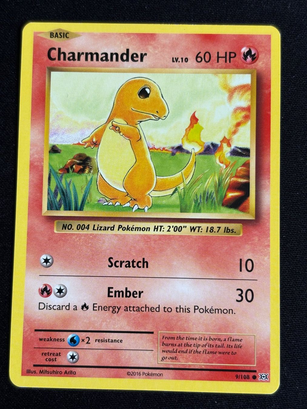 Pokémon Carte collezionabili: Pokemon Charmander - Evolutions 9/108 - English – Usato da Bern venduto da Big_GS