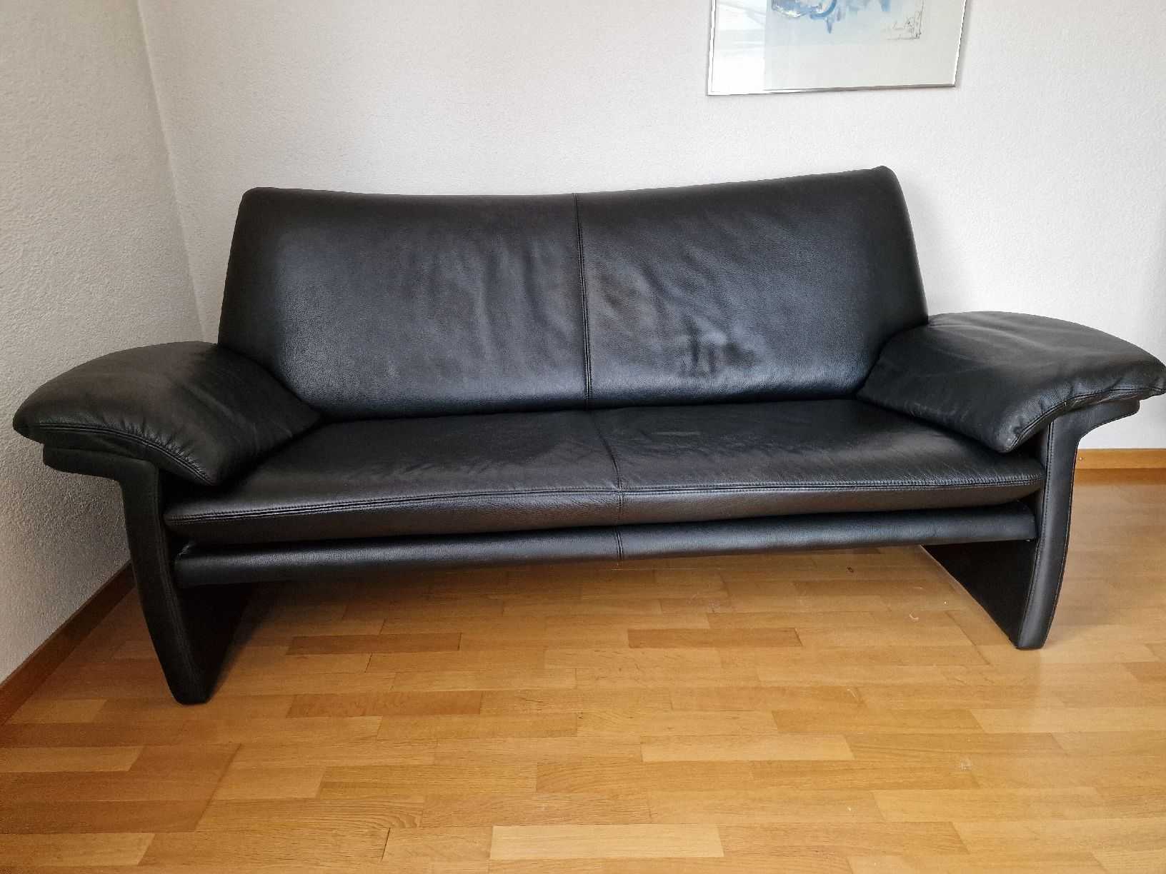 Divani: Schwarzes Echt Ledersofa, Sitting Vision Hollan – Usato da Grosshöchstetten venduto da Tatj0