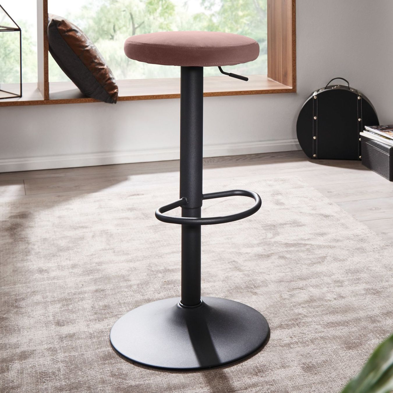 Hocker: BARHOCKER Modern Altrosa Samt NEU SOFORT – Neu und originalverpackt aus Sulgen von eytsh 1