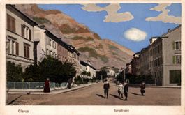 Glarus. Burgstrasse