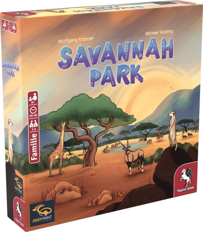 Pegasus Spiele Giochi: Spiel Savannah Park – Nuovo e nell'imballaggio originale da Uster venduto da Ludit