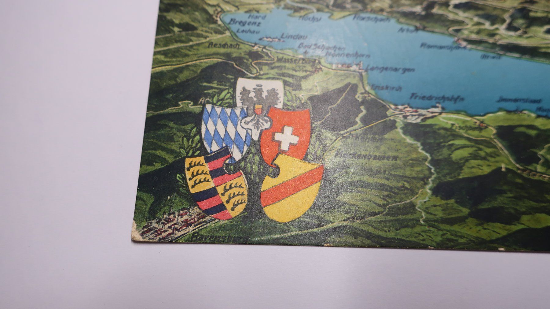 Cartoline postali: Bodensee Panorama  1928 – Usato da Cormoret venduto da Pascalll2001 2
