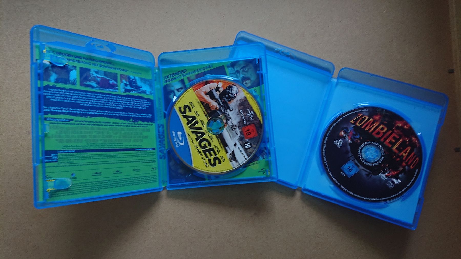 Tutti i DVDs: Savages & Zombieland - Blu-ray – Usato da Chur venduto da FreakofRarity 2