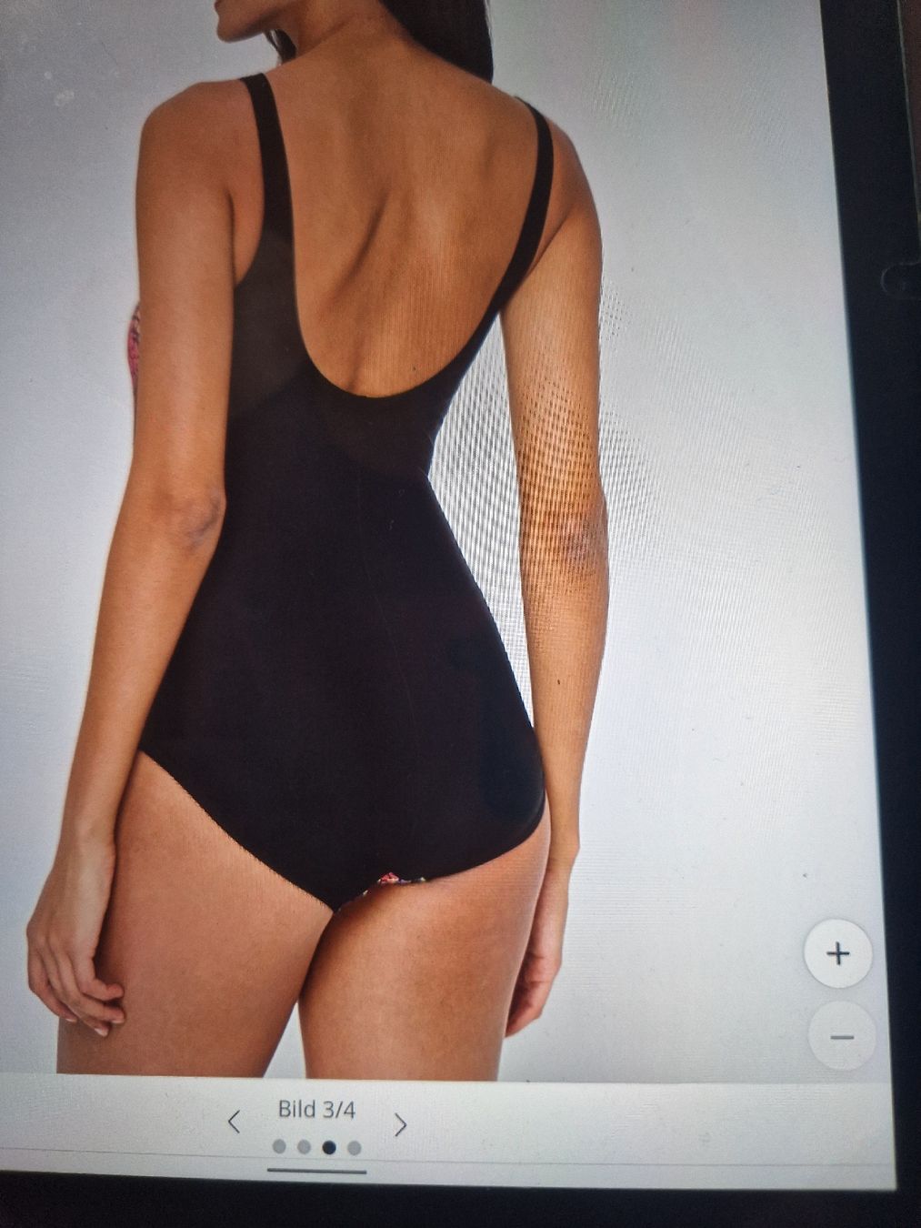 Costumi da bagno & Bikini: Badeanzug Gr.46, schwarz bedruckt – Nuovo (secondo la descrizione) da Langnau i/E venduto da Stefho01 1