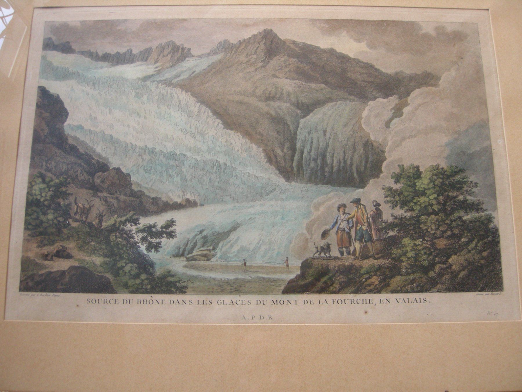 Incisioni: STICH, SOURCE DO RHONE DANS LES GLACES DU MONT DE LA FOURCHE – Usato da Eschenbach SG venduto da eDaisy 2