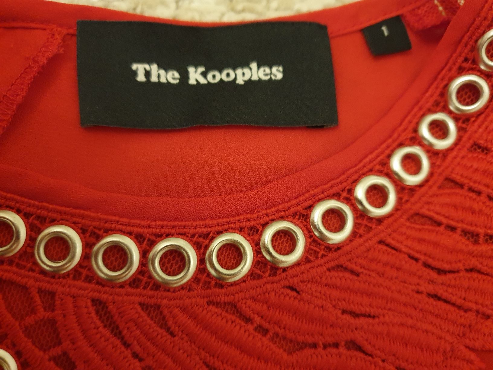 Kooples Blusen: Blouse S, rouge, polyester, tres bon état – Gebraucht aus Neuchâtel von Verenas12 5