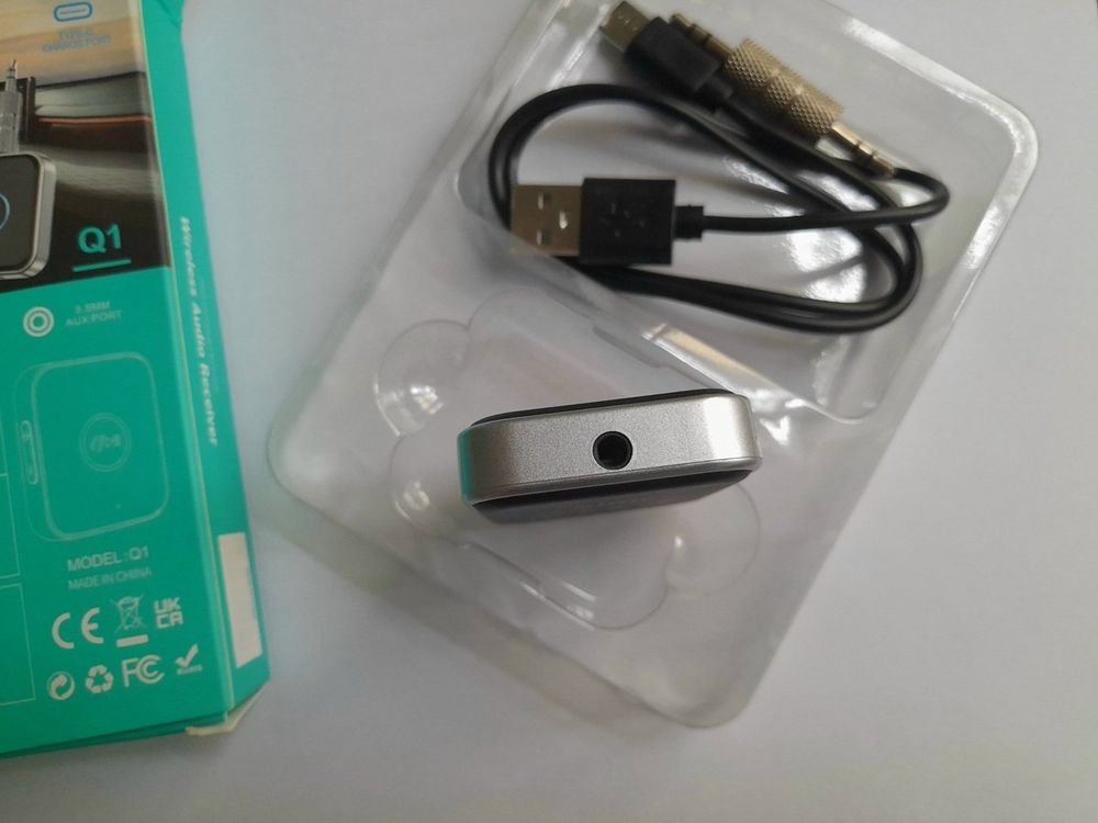 Simr Q1 Bluetooth Audio Empfänger tragbarer AUX Adapter (Gebraucht) in ...