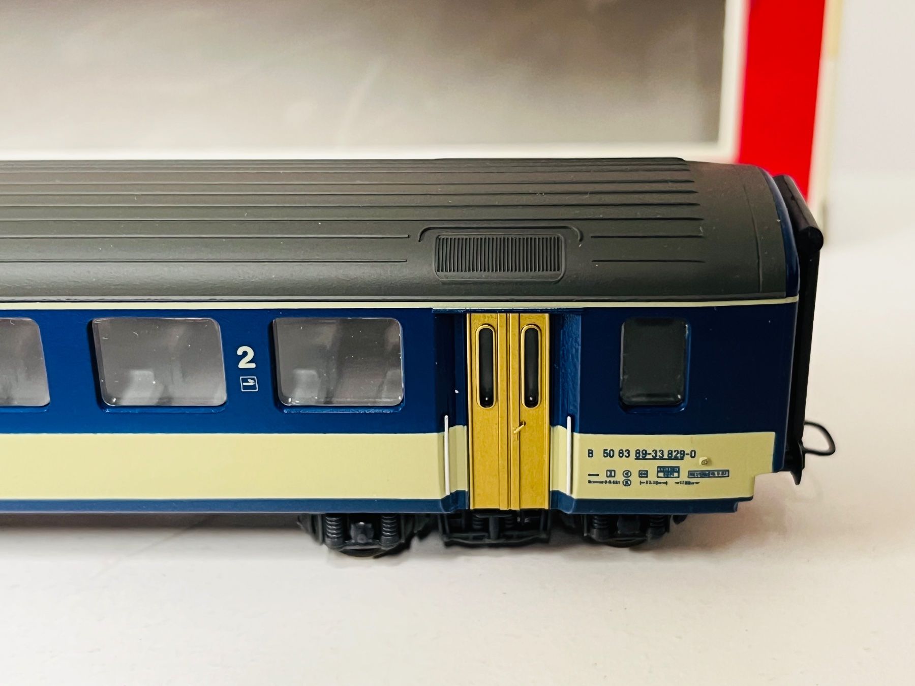 Lima Modellini di ferrovie: Lima 30 9290K BLS LÖTSCHBERGBAHN 2.Kl. H0 DC – Usato da Geroldswil venduto da TopTrain54 5
