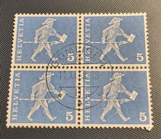Viererblock Vollstempel Gümligen briefmarke