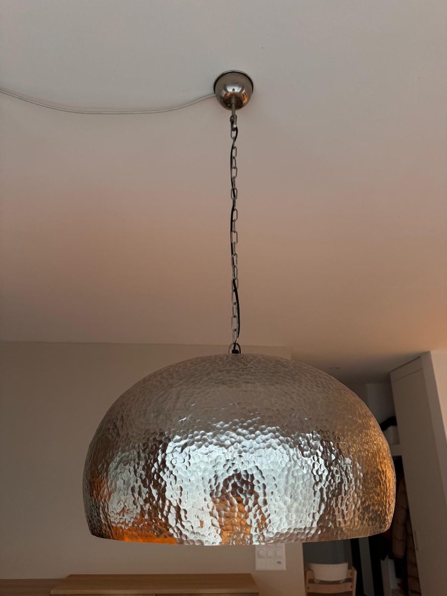 Pfister Lampade: Deckenlampen / Hängelampen aus Eisen - Silber – Usato da Wettingen venduto da fapppio28 4