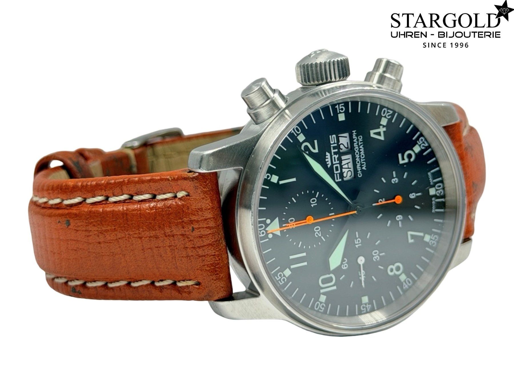Fortis Orologi: Fortis Flieger Chronograph - 597.10.141 – Usato da Zürich venduto da Stargold-Uhren 3