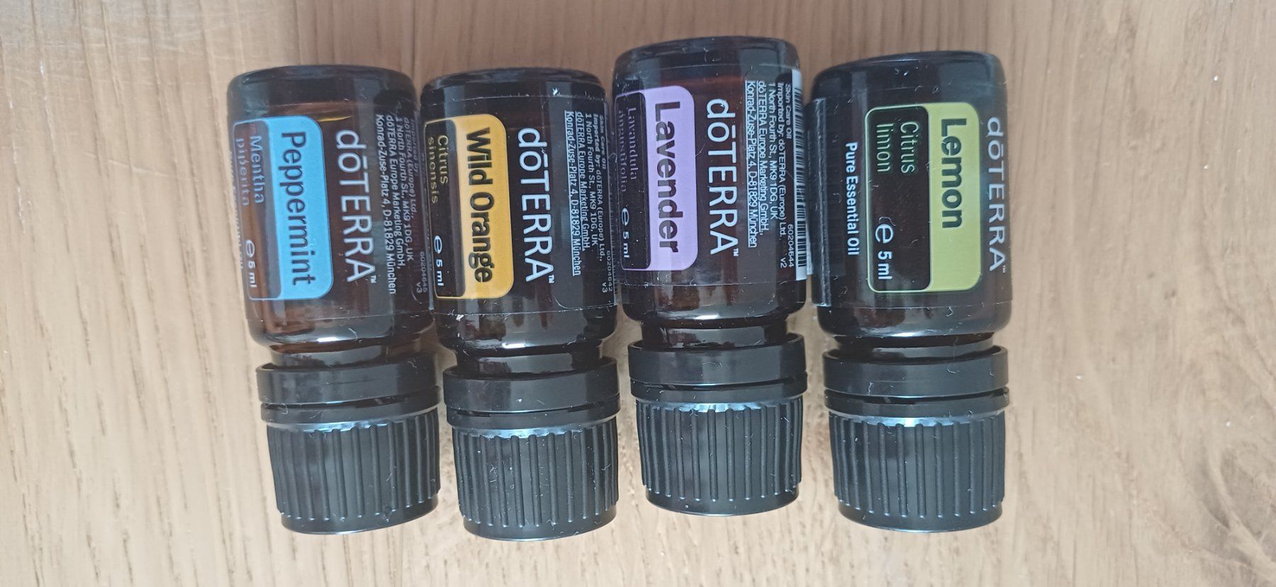 Doterra Ätherische Öle: doTERRA Ätherische Öle 4x5ml – Neu und originalverpackt aus Riniken von Lessy-