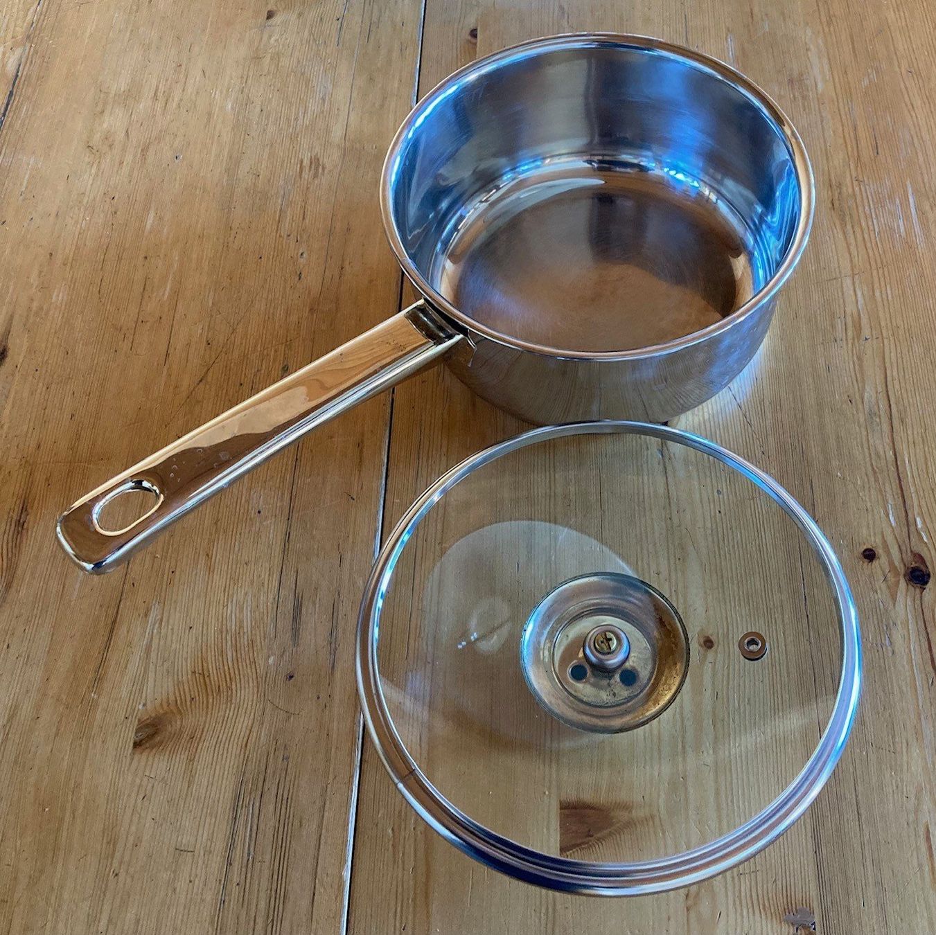 Poêles: Stielkasserolle mit Glasdeckel – D'occasion à Orselina par Vrenegonde 1