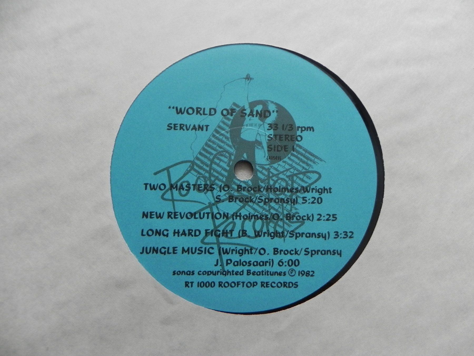 Dischi in vinile: LP brit. Religous New Wave Rock Servant – Usato da Siebnen venduto da krimsie 7