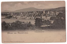 Gruss aus Rheinfelden, Gesamtansicht, um 1900 (Guggenheim)