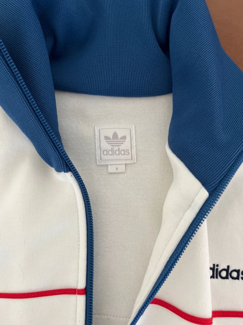 Adidas Maglioni & Felpe: Vintage Adidas Jacket/sweater Blue White Size S – Usato da Gandria venduto da mar_5yvs 2