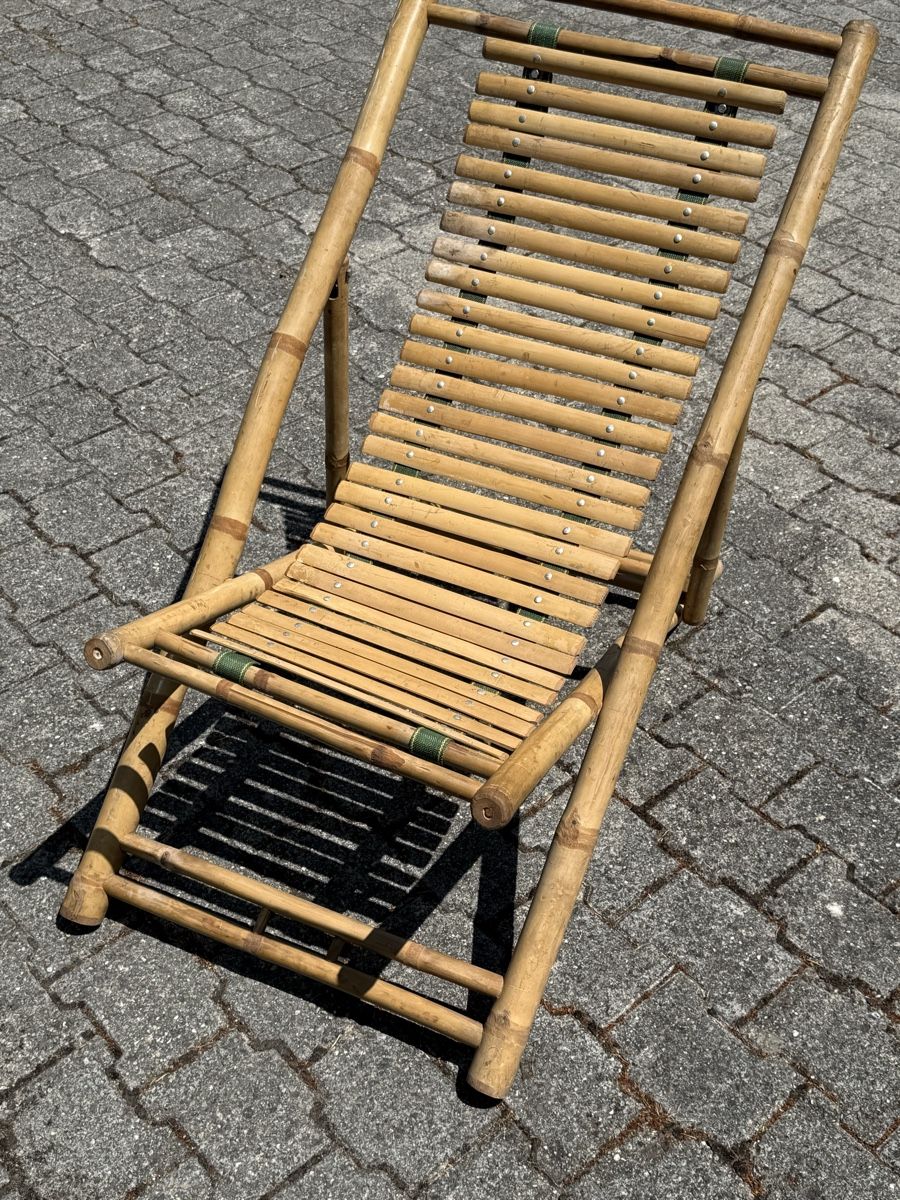 Sedie a sdraio: Chaise transat en bambou – Usato da Nyon venduto da tha_5zkc 1