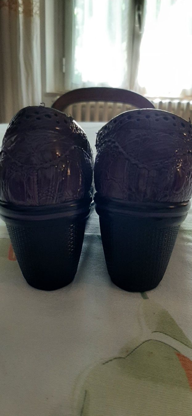 Scarpe da donna: Décolleté viola n.35 con zeppa – Nuovo (secondo la descrizione) da Zürich venduto da Irene000 6