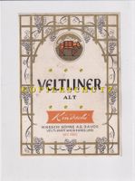 Etikette für Wein - Veltliner alt /bd