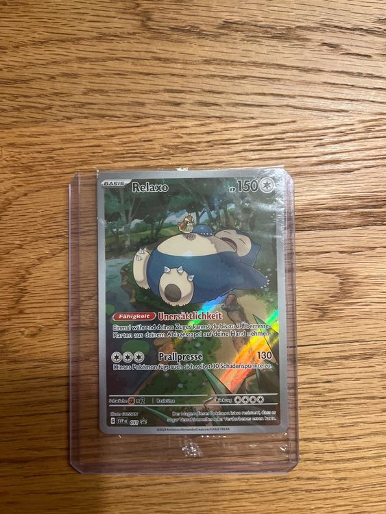 Pokemon Sealed Snorlax Relaxo Black Star Promo Aus Kaufen Auf Ricardo