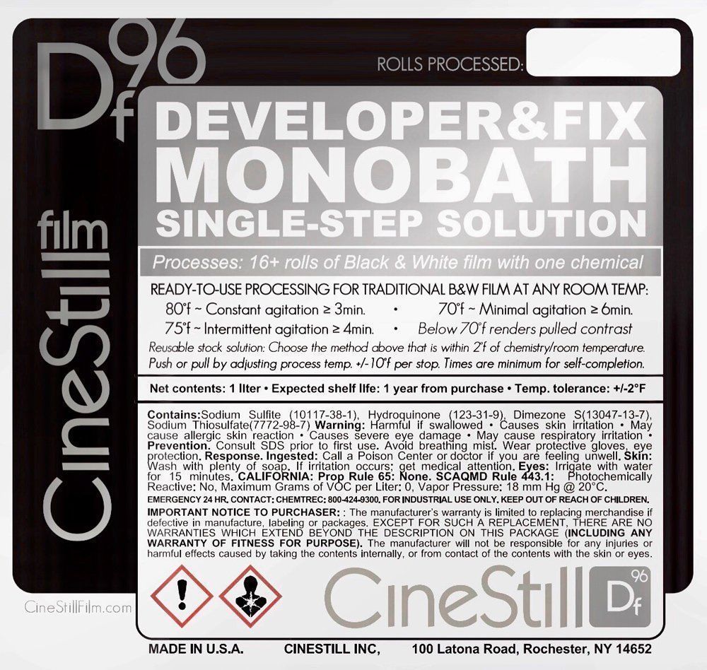 Laboratorio & Camera oscura: CINESTILL DF 96 Monobath – Nuovo e nell'imballaggio originale da Halden venduto da TopFoto 6