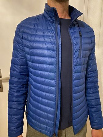 Michael Kors Herren Daunenjacke, Grösse M, Blau, Top!