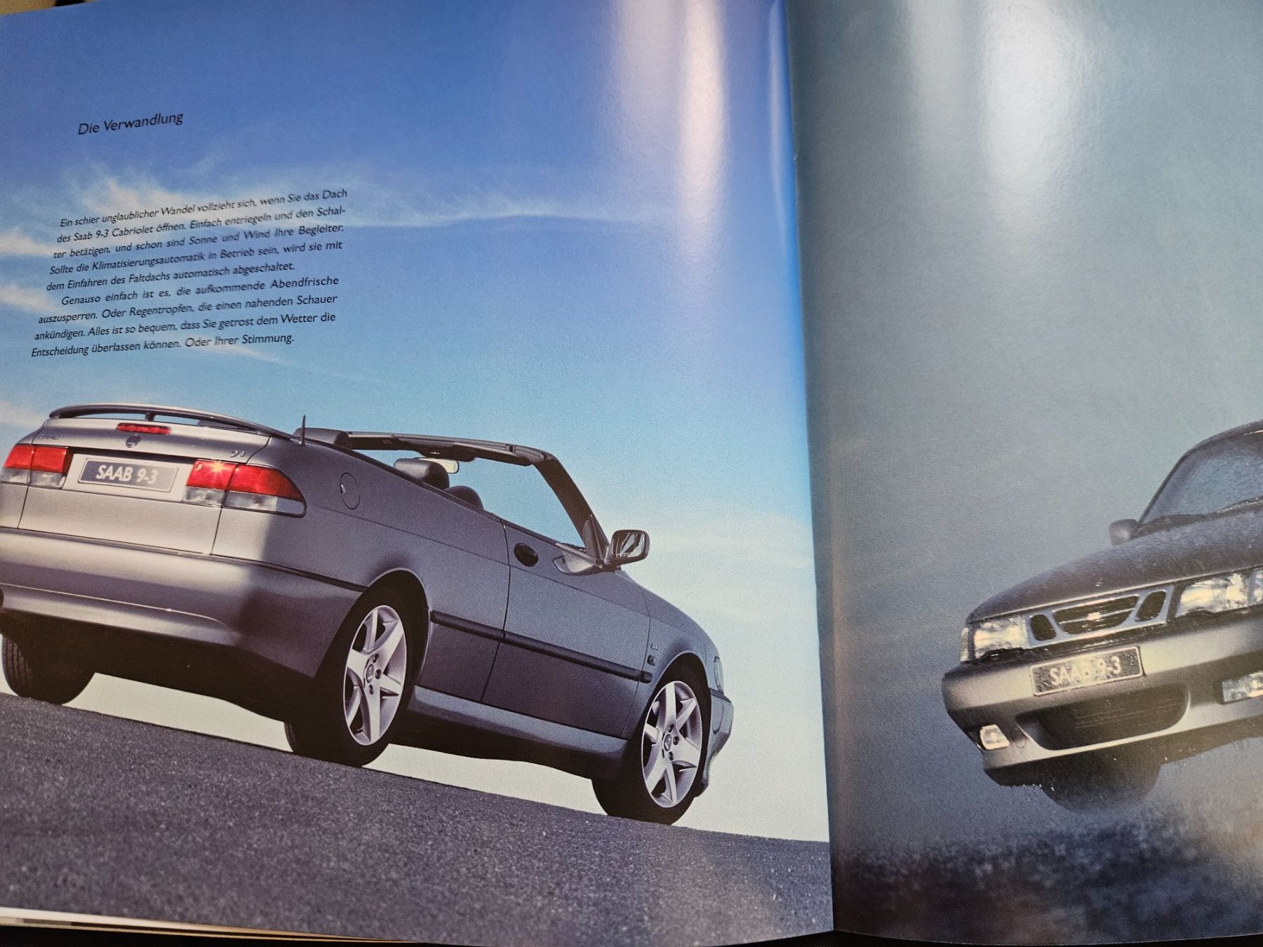 Saab Documenti: Saab 93 Cabriolet Prospekt 2001 xx – Usato da Flawil venduto da sr1_f6st 5