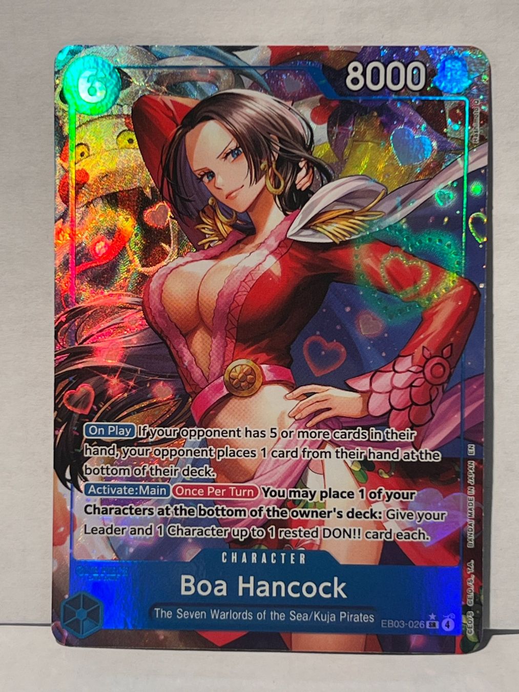 Bandai Carte collezionabili: One Piece TCG Boa Hancock / EB03-026 – Usato da Langenthal venduto da Thunderboltli