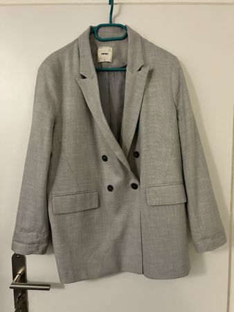 Grauer Koton Blazer, Grösse 40 - ideal für den Frühling!