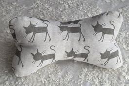 Neu Kissen mit Katzen Motiv, Handgemacht