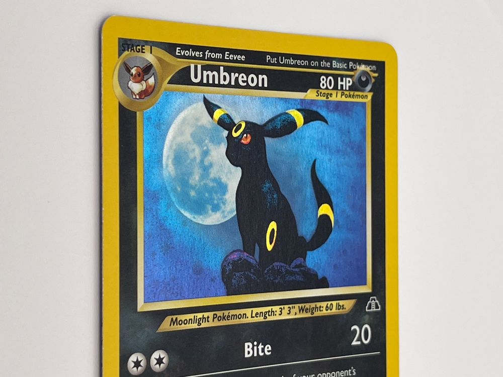 Umbreon No. 197 Neo Discovery Japanese Holo Rare Pokémon Card – Vintage – NM Condition